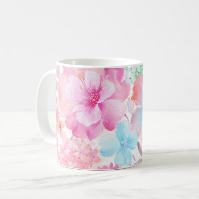 Blume Kaffeetasse (Vorderseite Links)