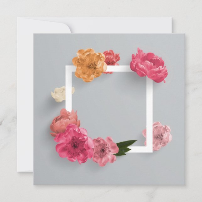 Blume Karte (Vorderseite)