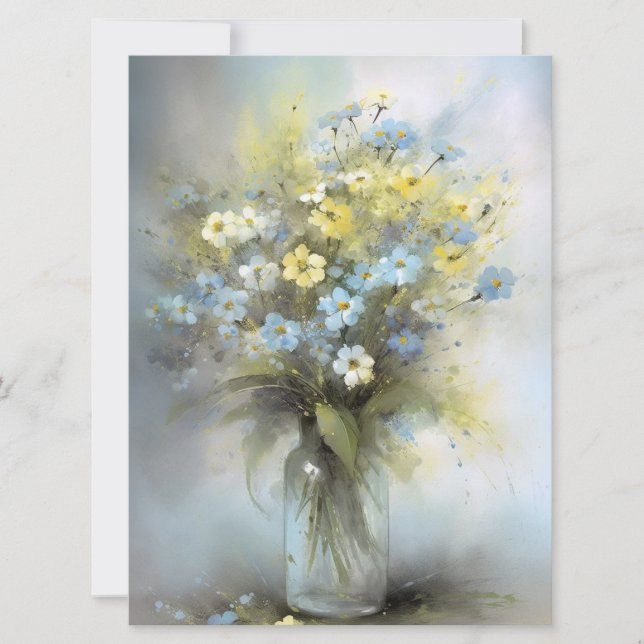 Blume Karte (Vorderseite)
