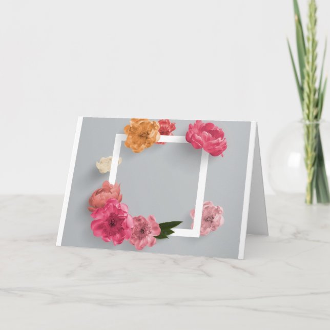 Blume Karte (Vorderseite)