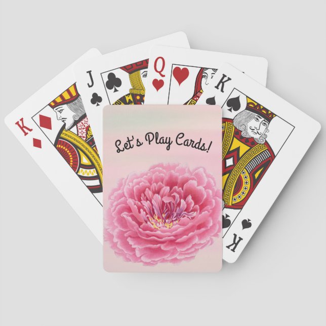 Blume-Kartenspielkarten für Vintage Stile Spielkarten (Rückseite)