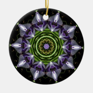 Blume Keramik Ornament