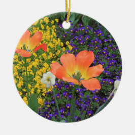 Blume Keramik Ornament