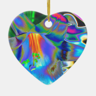 Blume Keramik Ornament