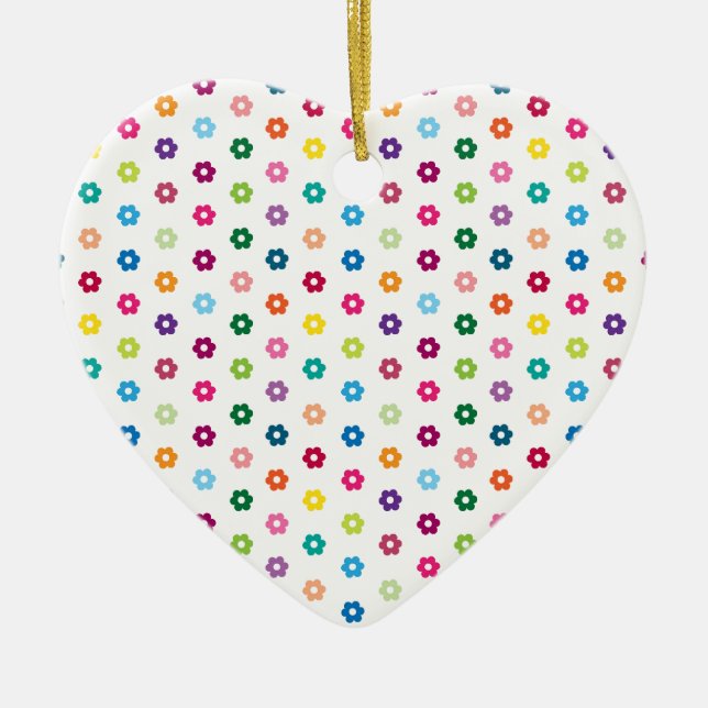 Blume Keramik Ornament (Vorne)