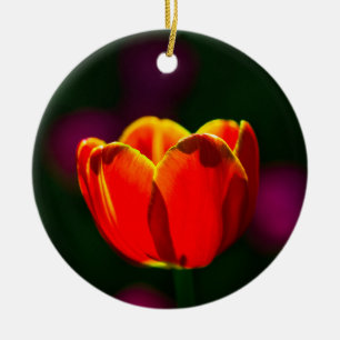Blume Keramik Ornament