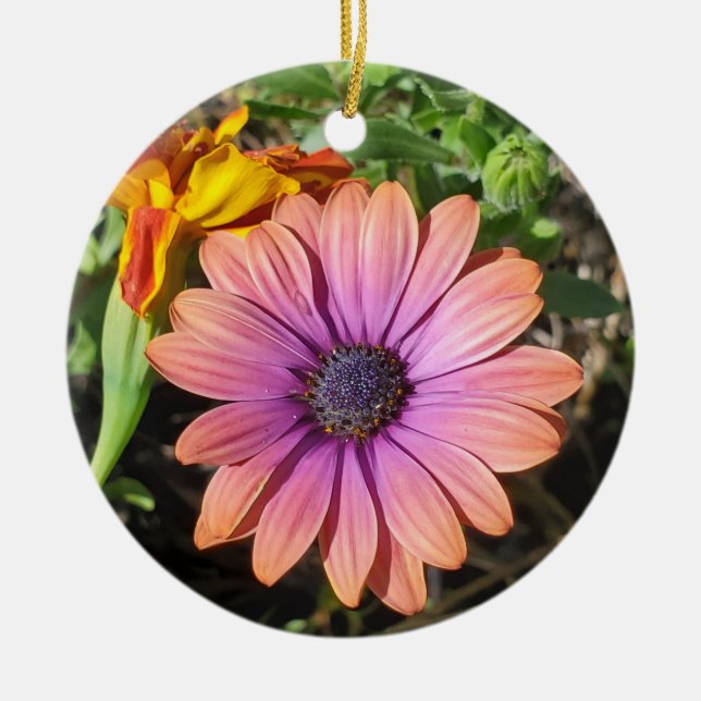 Blume Keramik Ornament (Vorne)
