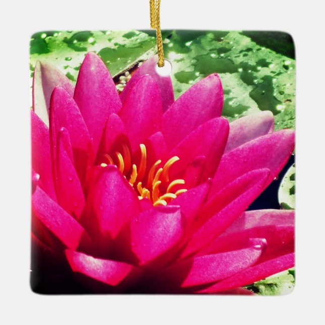 Blume Keramikornament (Vorderseite)