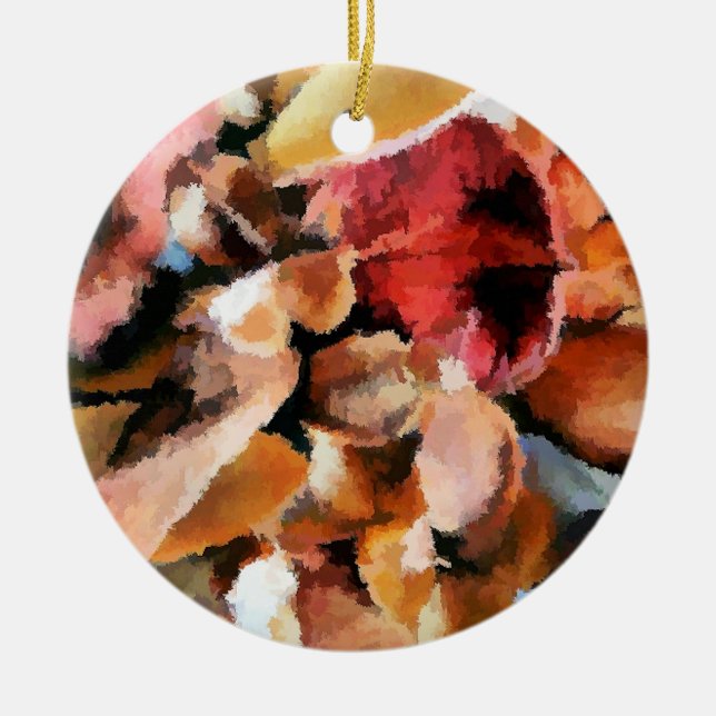 BLUME KERAMIKORNAMENT (Vorne)