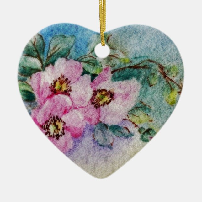 Blume Keramikornament (Vorne)