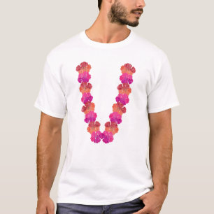 Blume Kette Hawaiian Sommerurlaub Floral Lei T-Shirt