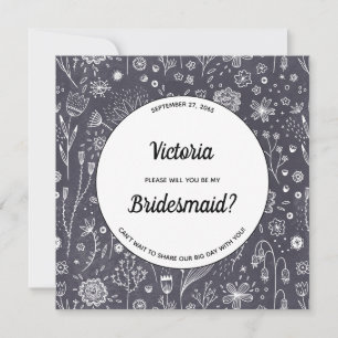 Blume Khalkboard Zeichnungen modern sein meine Bra Einladung