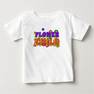 Blume Kind Farbige Blume Baby T-shirt