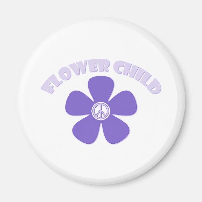 Blume Kind Magnet (Vorne)