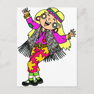 Blume Kind Postkarte