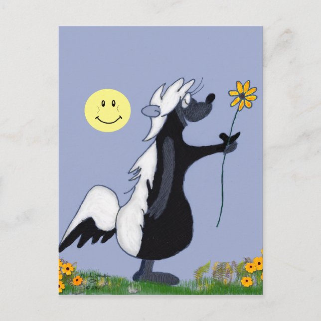Blume Kind...Postkarte. Postkarte (Vorderseite)