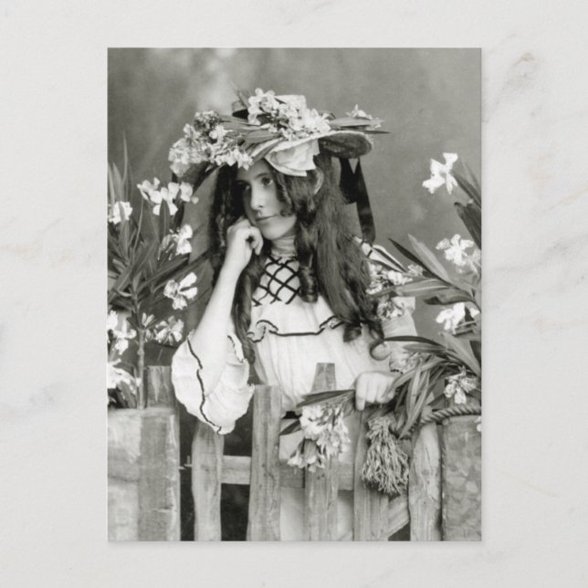 Blume Kind vor ihrer Zeit: 1902 Postkarte (Vorderseite)