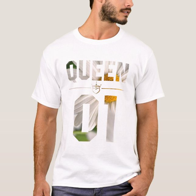 Blume King and Queen 01 T-Shirt (Vorderseite)