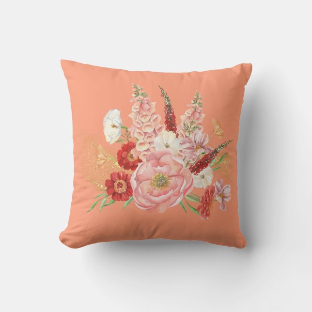 Blume-Kissen Kissen (Vorderseite)