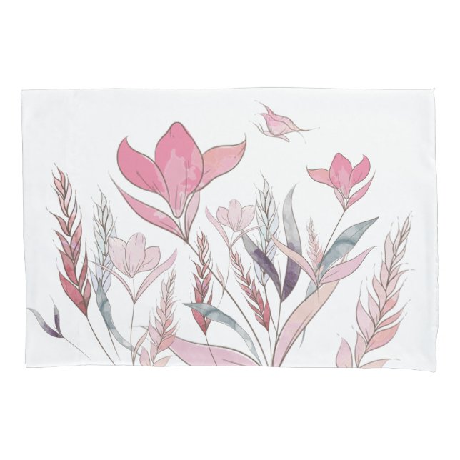 Blume Kissenbezug (Vorderseite)