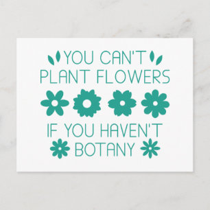 Blume können nicht Pflanzen werden, wenn man keine Postkarte