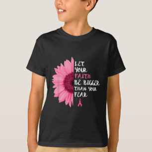 Blume Krebsbewusstsein Monat Rosa Band Frauen T-Shirt
