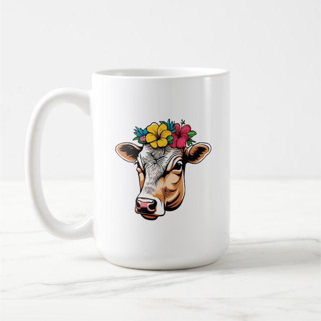 Blume Kuh Kaffeetasse (Links)