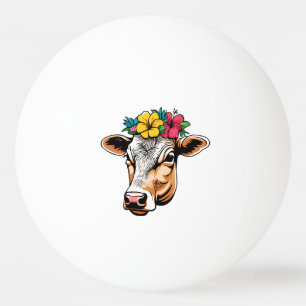 Blume Kuh Tischtennisball