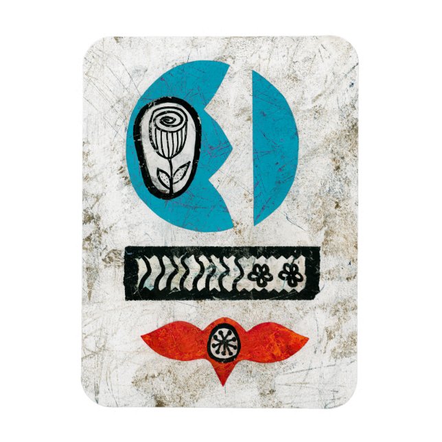 Blume Kühlschrank Magnet (Vertikal)