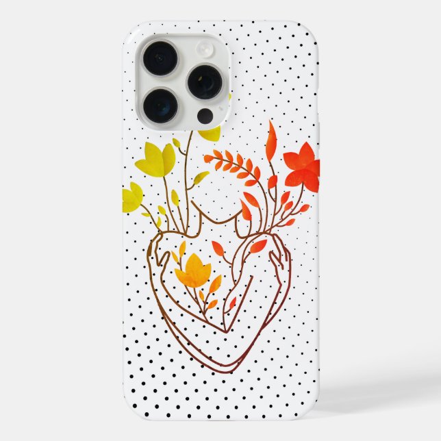 Blume Lady - Black Retro Edition iPhone 15 Pro Max Hülle (Rückseite)