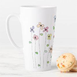 Blume & Ladybug Latte Tasse