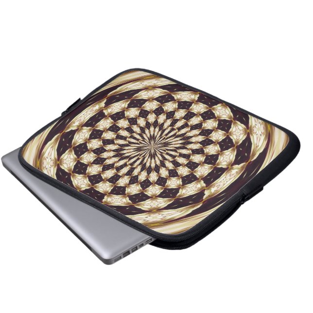 Blume Laptop Sleeve (Vorne Knopf)