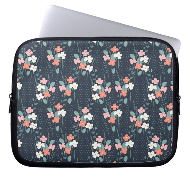Blume Laptopschutzhülle (Vorderseite)