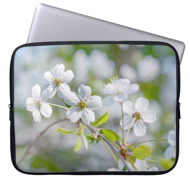 Blume Laptopschutzhülle (Vorderseite)