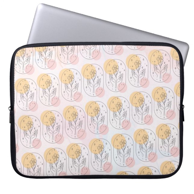 Blume Laptopschutzhülle (Vorderseite)