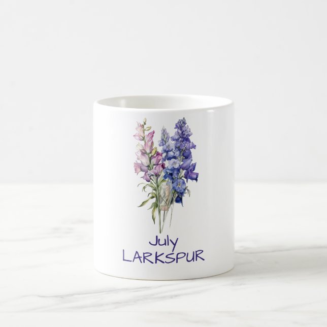 Blume Larkspur Tasse Juli (Mittel)