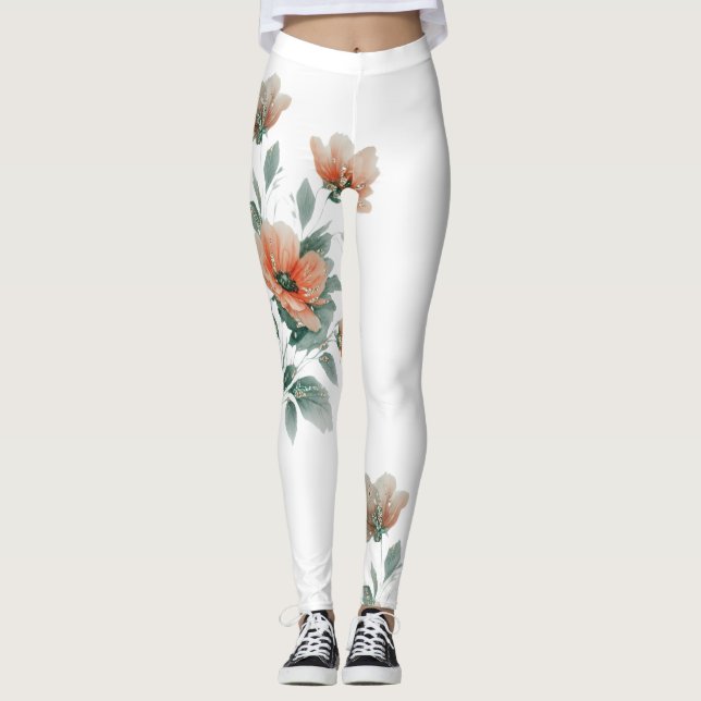 Blume Leggings (Vorderseite)