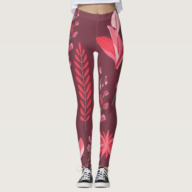 Blume Leggings (Vorderseite)