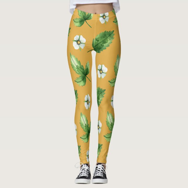 Blume Leggings (Vorderseite)