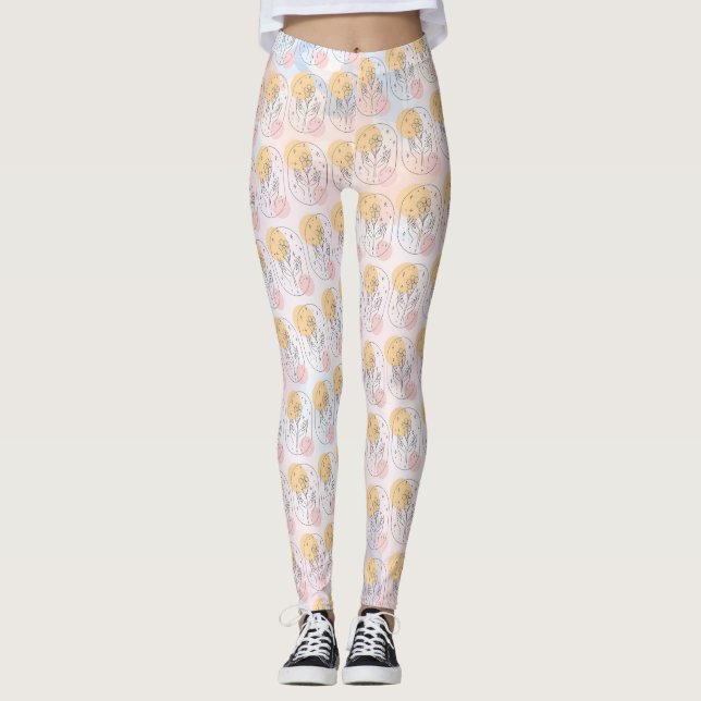 Blume Leggings (Vorderseite)