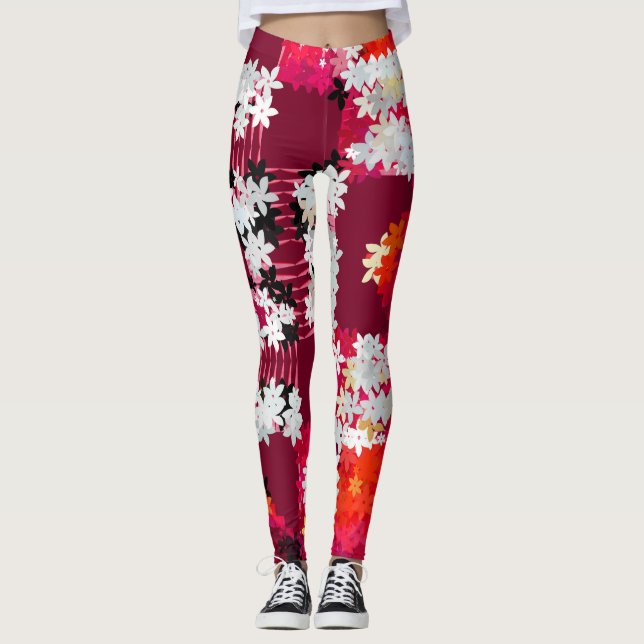 Blume Leggings (Vorderseite)