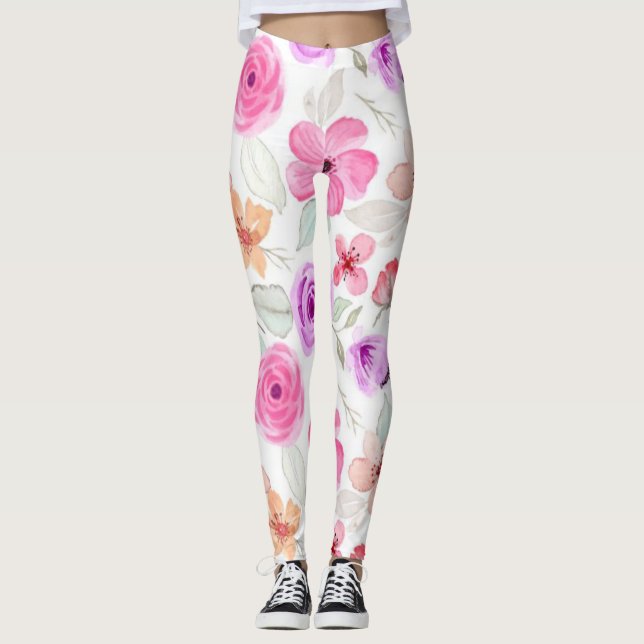 Blume Leggings (Vorderseite)