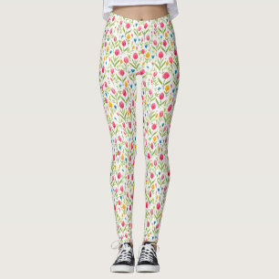 Blume lehren uns Geduld Leggings