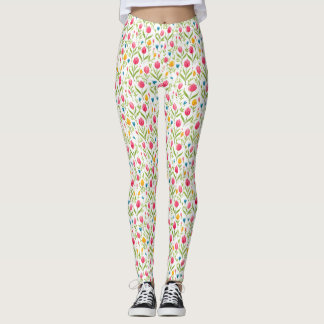 Blume lehren uns Geduld Leggings