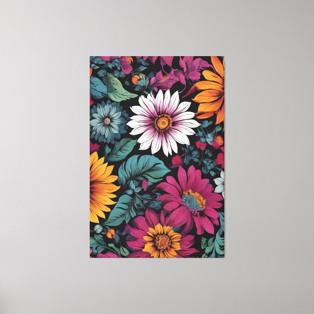 Blume Leinwand Kunst (Vorderseite)