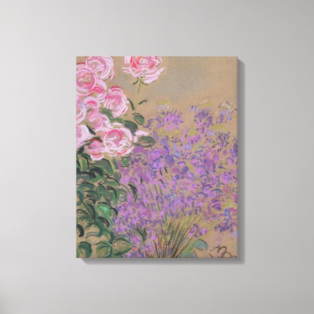Blume Leinwanddruck (Vorderseite)