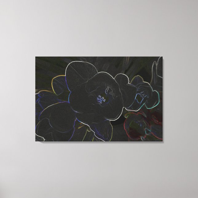 Blume Leinwanddruck (Vorderseite)