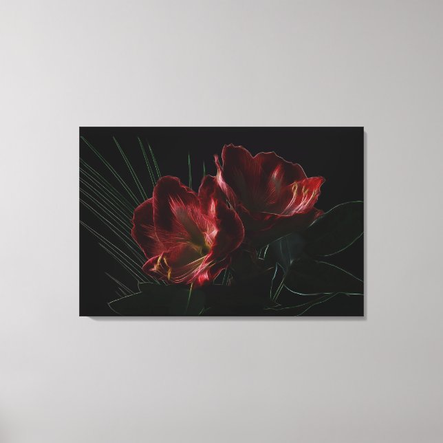 Blume Leinwanddruck (Vorderseite)