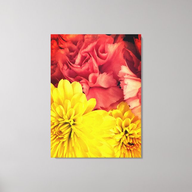Blume Leinwanddruck (Vorderseite)