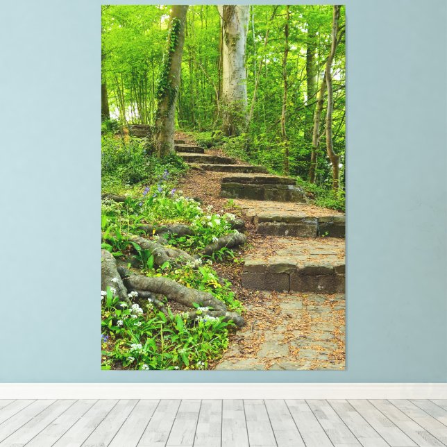 Blume Leinwanddruck (Insitu (Holzboden))